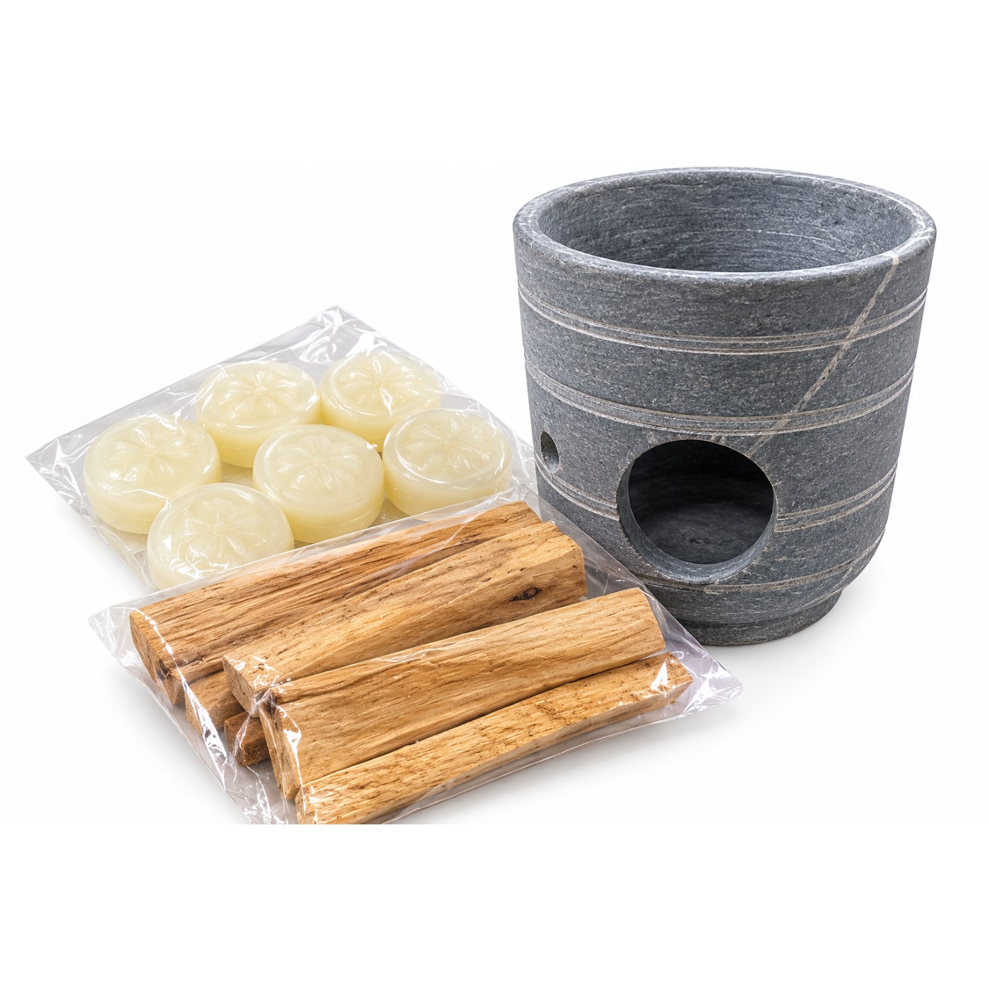 Kit Difusor de Pedra-Sabão